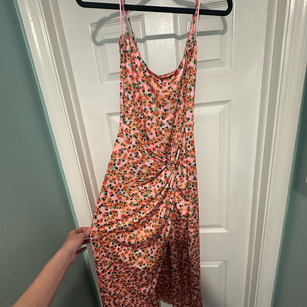 AFRM Pink Spaghetti Strap Sundress Maxi, new never worn.